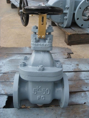 Klep gerbang besi cor laut JIS F7363 5K DN50--DN350
