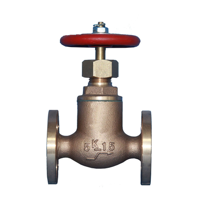 QINGDAO China Marinir Perunggu Sekrup Down Check Globe Valve JIS F7351 5K