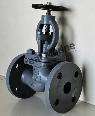 Katup Berhenti Baja Cor Kelautan Berflensa GB/T 584-2008 Tipe A/AS DIN GLOBE CAST STEEL VALVE, GGLOBE CHECK VALVE, GLOBE SDNR VALVE, GB/T 584 Katup Berhenti Baja Cor Kelautan Berflensa Lurus GLOBE VALVE