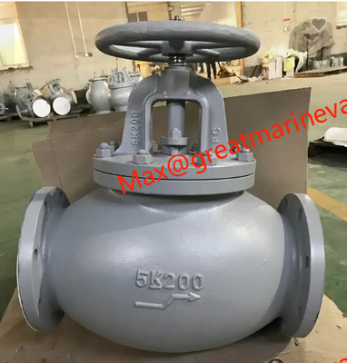 JIS F 7305 MARINE CAST IRON GLOBE VALVE 2 sampai 14&quot; IMPA dari