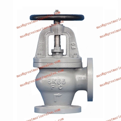 JIS F7306 VALVE ANGLE MARINE CAST IRON 2&quot; sampai 14&quot; IMPA 750216 750217 750218 750219 750220 750221 750222 750223