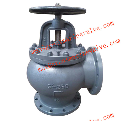 JIS F7306 VALVE ANGLE MARINE CAST IRON 2&quot; sampai 14&quot; IMPA 750216 750217 750218 750219 750220 750221 750222 750223