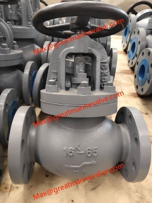 JIS F7309 VALVE MARINE CAST IRON GLOBE 16K 2 &quot;ke 14&quot; DN50-DN450