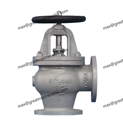 JIS Cast Steel MARINE ANGLE VALVE 5K JIS F7312