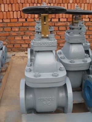 Klep gerbang besi cor laut JIS F7364 10K DN50--DN400
