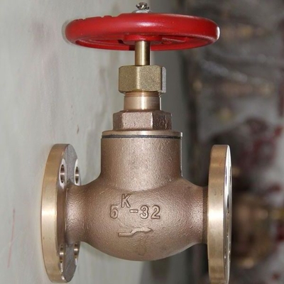 QINGDAO China Marinir Perunggu Sekrup Down Check Globe Valve JIS F7351 5K