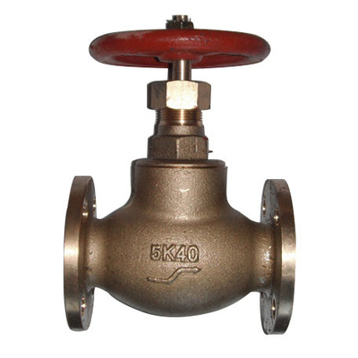 QINGDAO China Marinir Perunggu Sekrup Down Check Globe Valve JIS F7351 5K