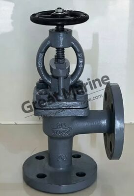 Katup Berhenti Baja Cor Kelautan Berflensa GB/T 584-2008 Tipe A/AS DIN GLOBE CAST STEEL VALVE, GGLOBE CHECK VALVE, GLOBE SDNR VALVE, GB/T 584 Katup Berhenti Baja Cor Kelautan Berflensa Lurus GLOBE VALVE